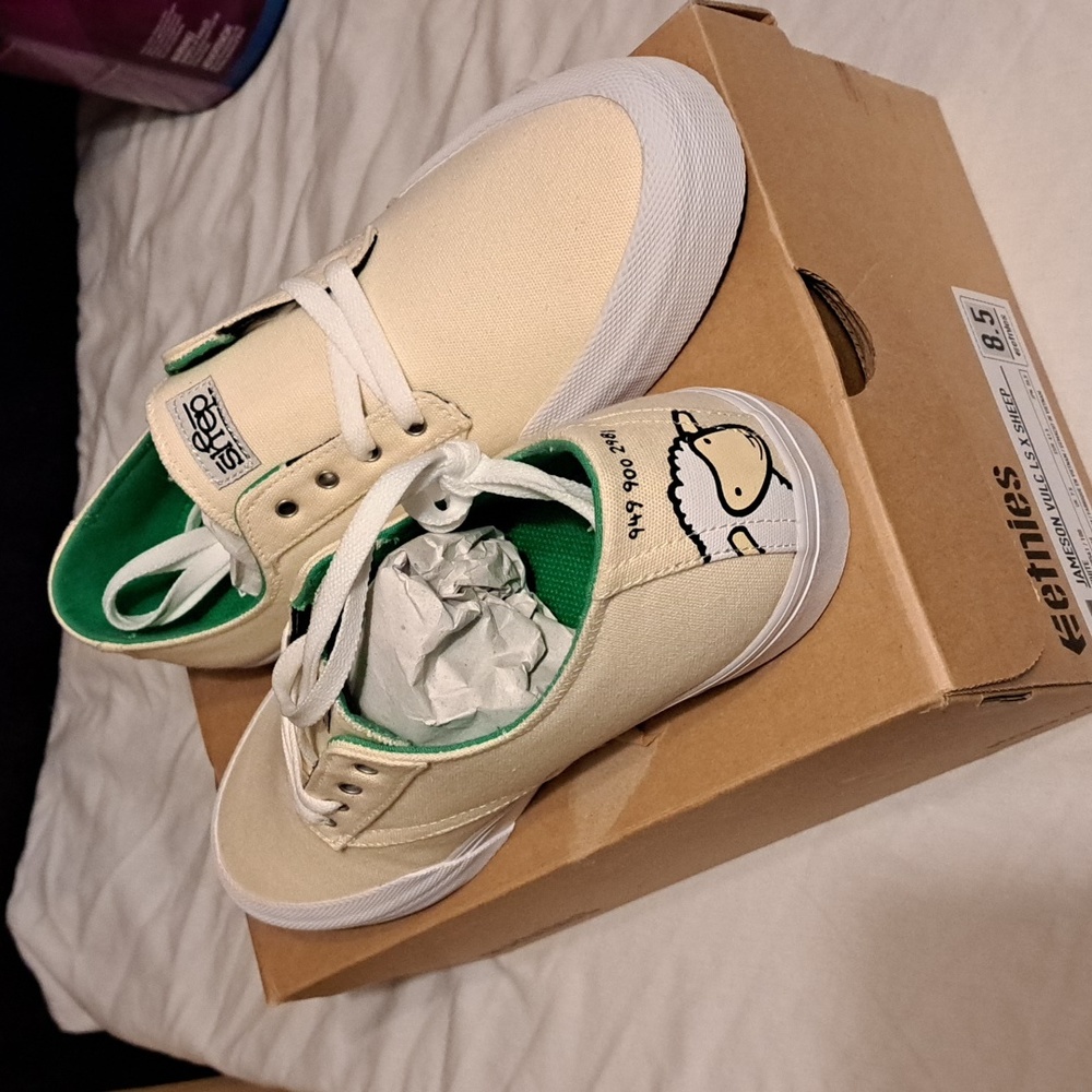 Etnies Mens Jameson Vulc Ls X Sheep Skate Shoe